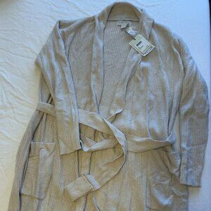 NWT Barefoot Dreams Cozy Chic Lite Ribbed Robe -- size S/M